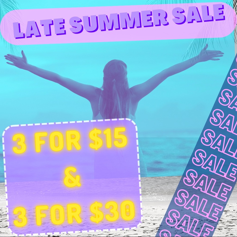💛💜LATE SUMMER SALE💛💜